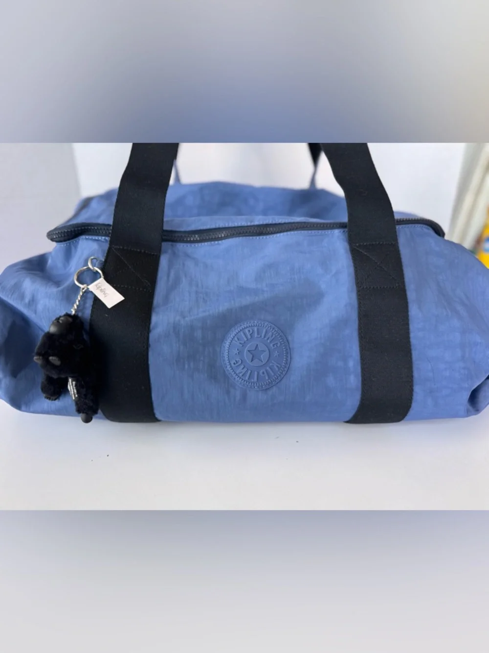 kipling argus blue lover duffle bag - Picture 4 of 15